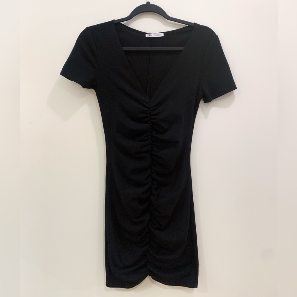 Ruched T-Shirt Dress